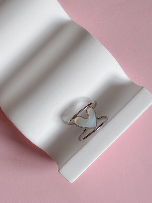 Ring // heart of steel