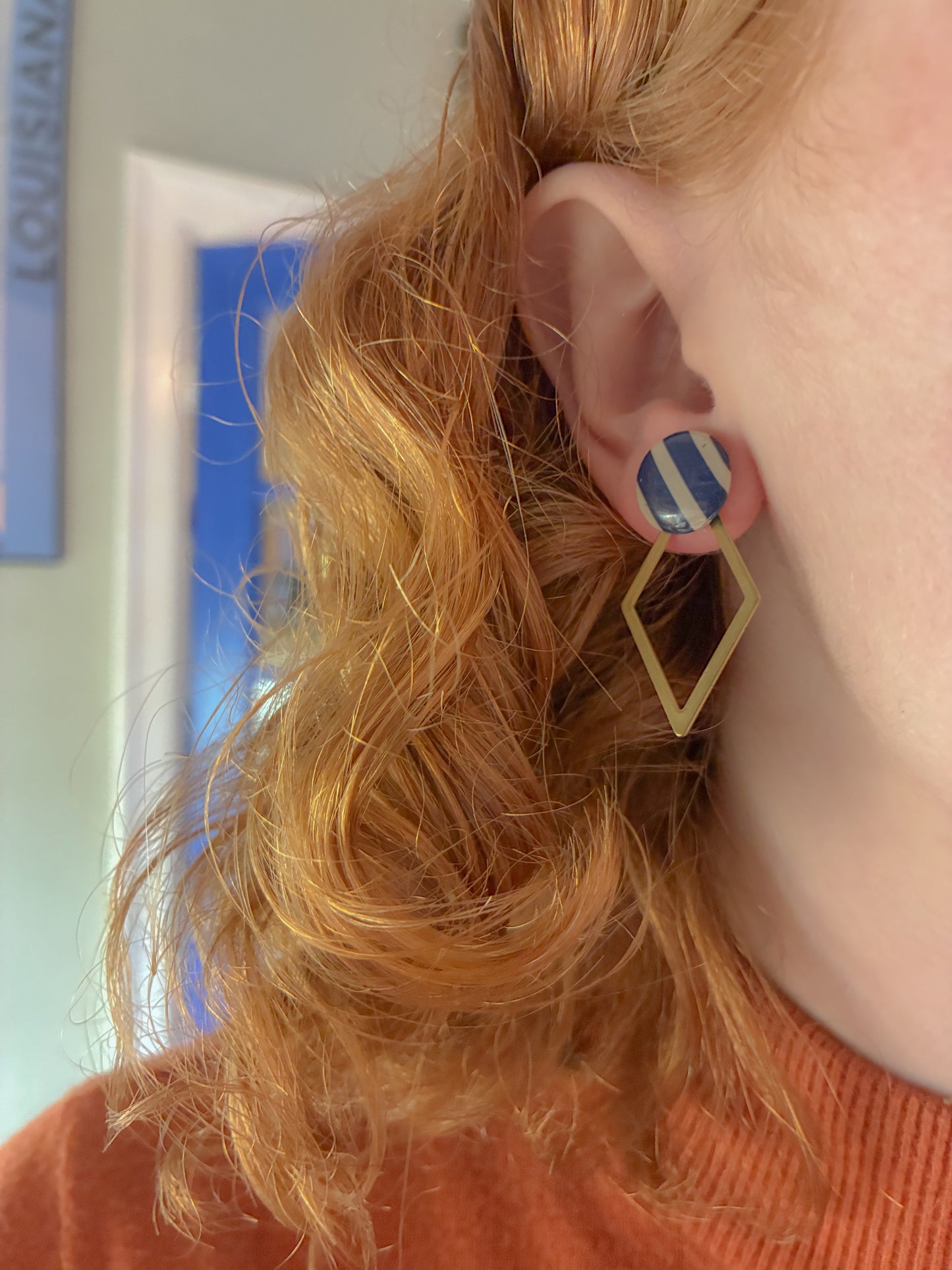 Stribet dot /// spar messing