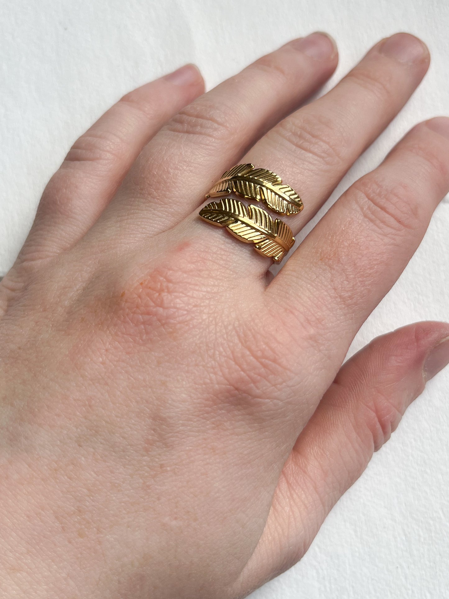 Ring // fjer wrap