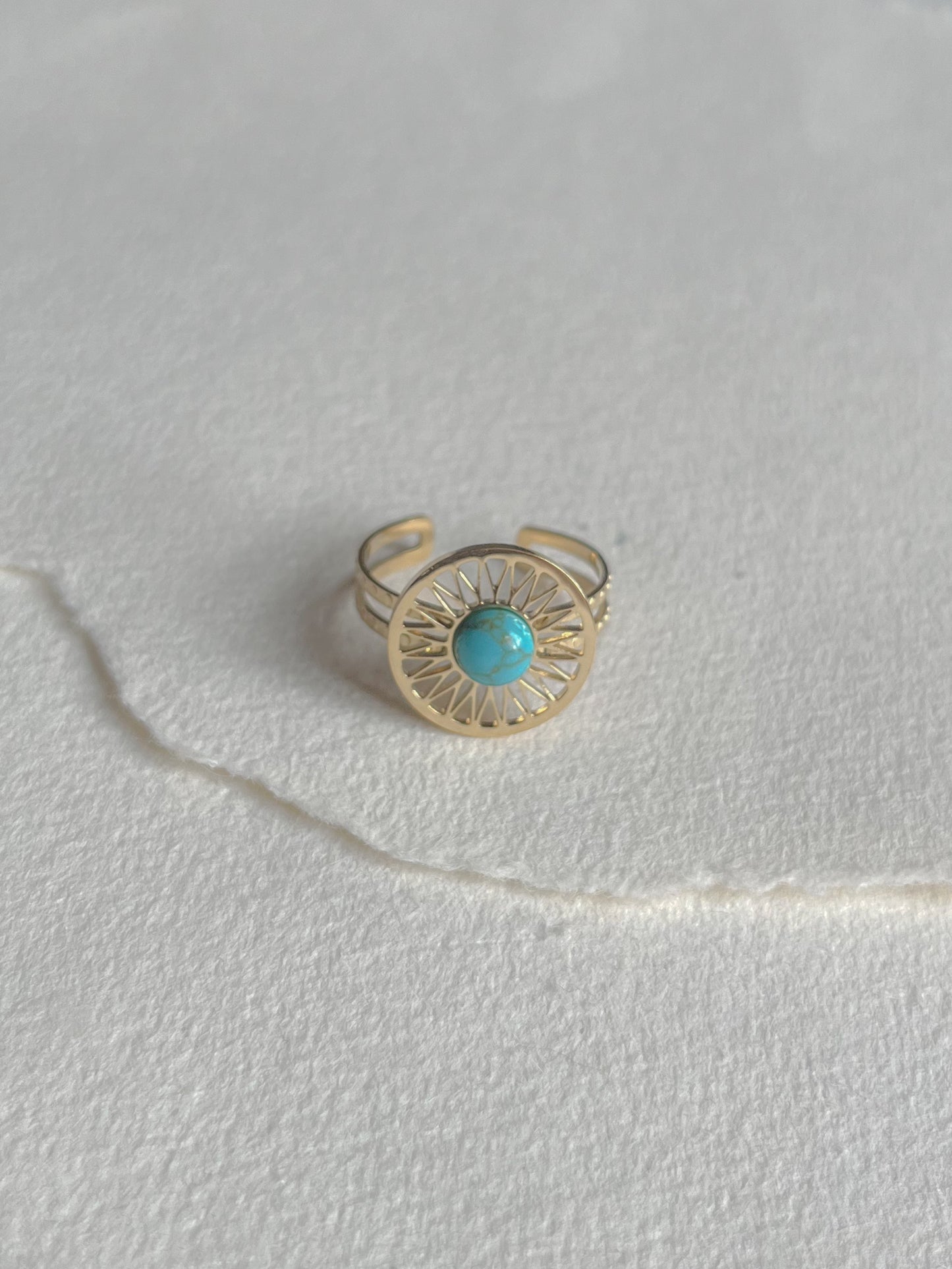 Ring // turkis coin