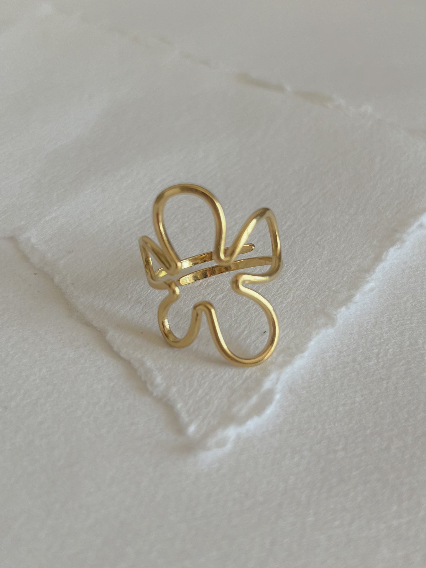 Ring // simpel blomst