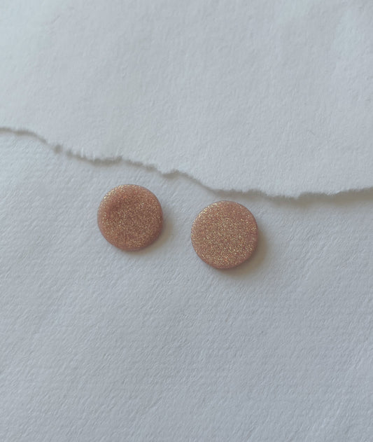 DOTS ørestikker oversize 18mm// glimmer