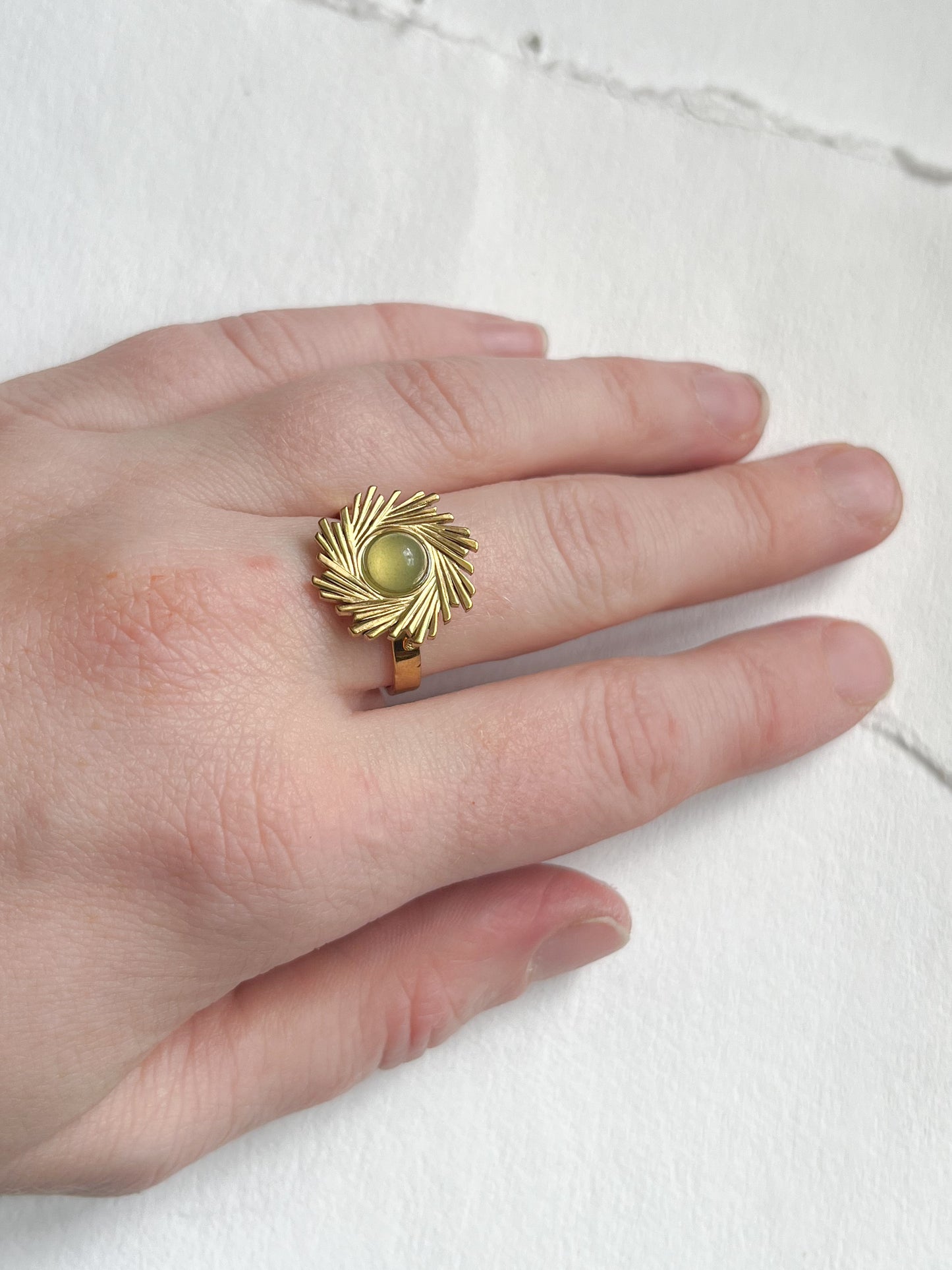 Ring // lys grøn centrum
