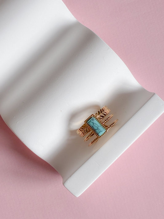 Ring // turkis