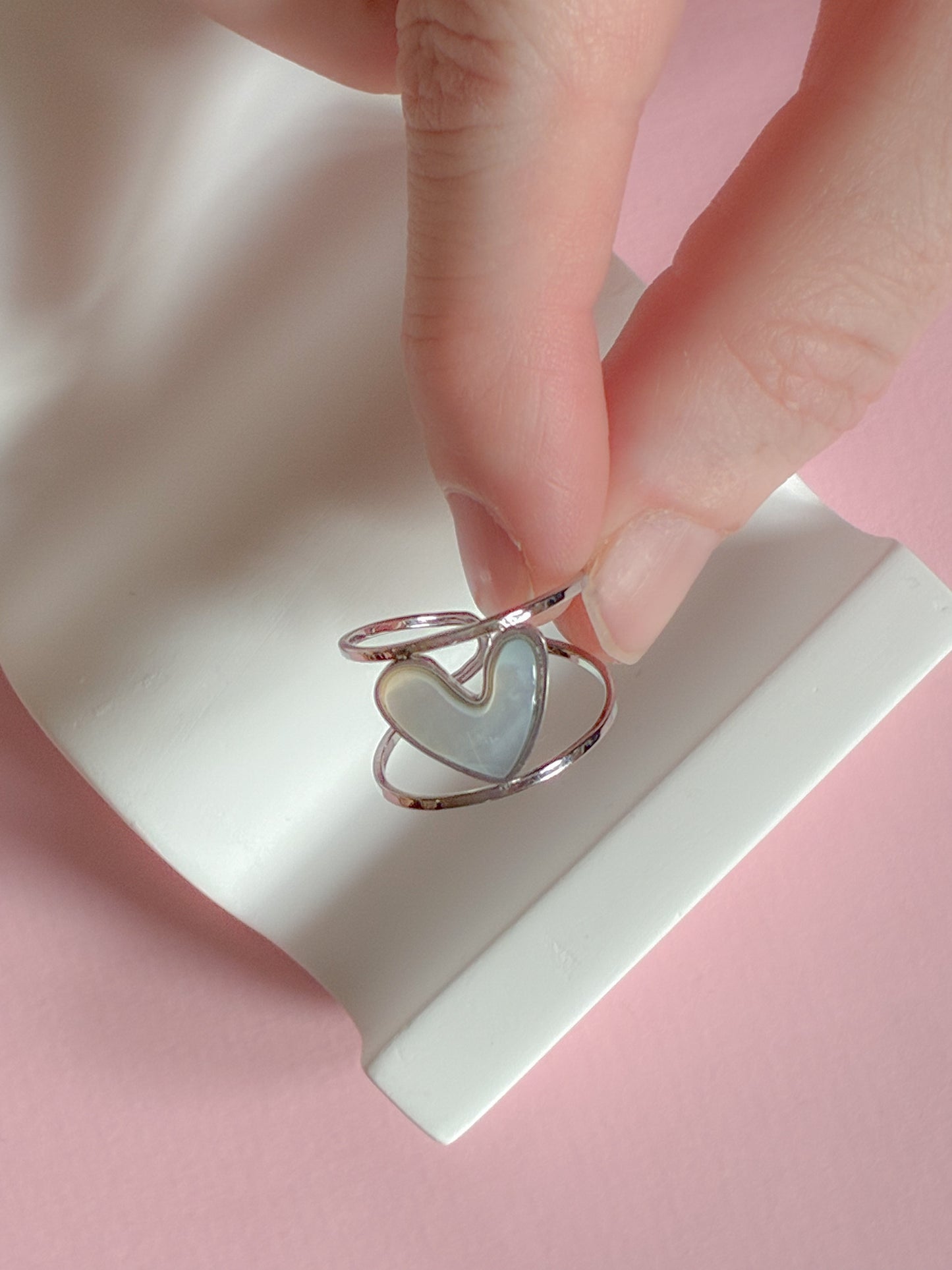 Ring // heart of steel