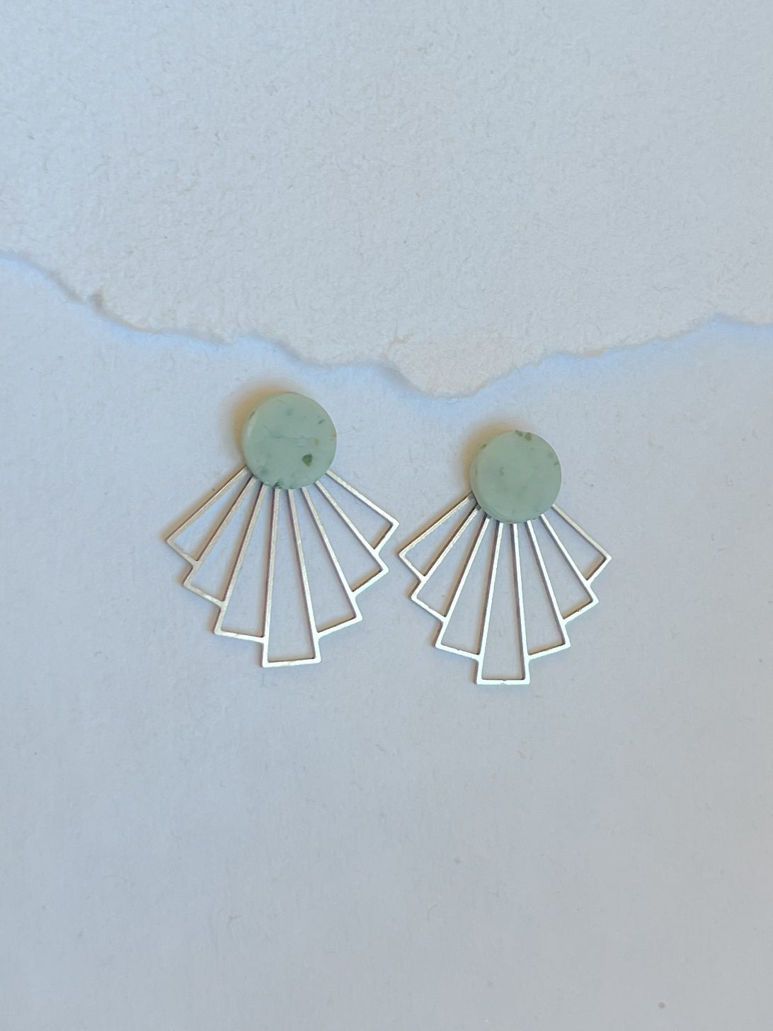 Mint grøn dot/// wavey stål