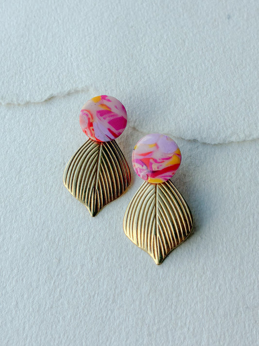 Lys/pink mix dot // messing