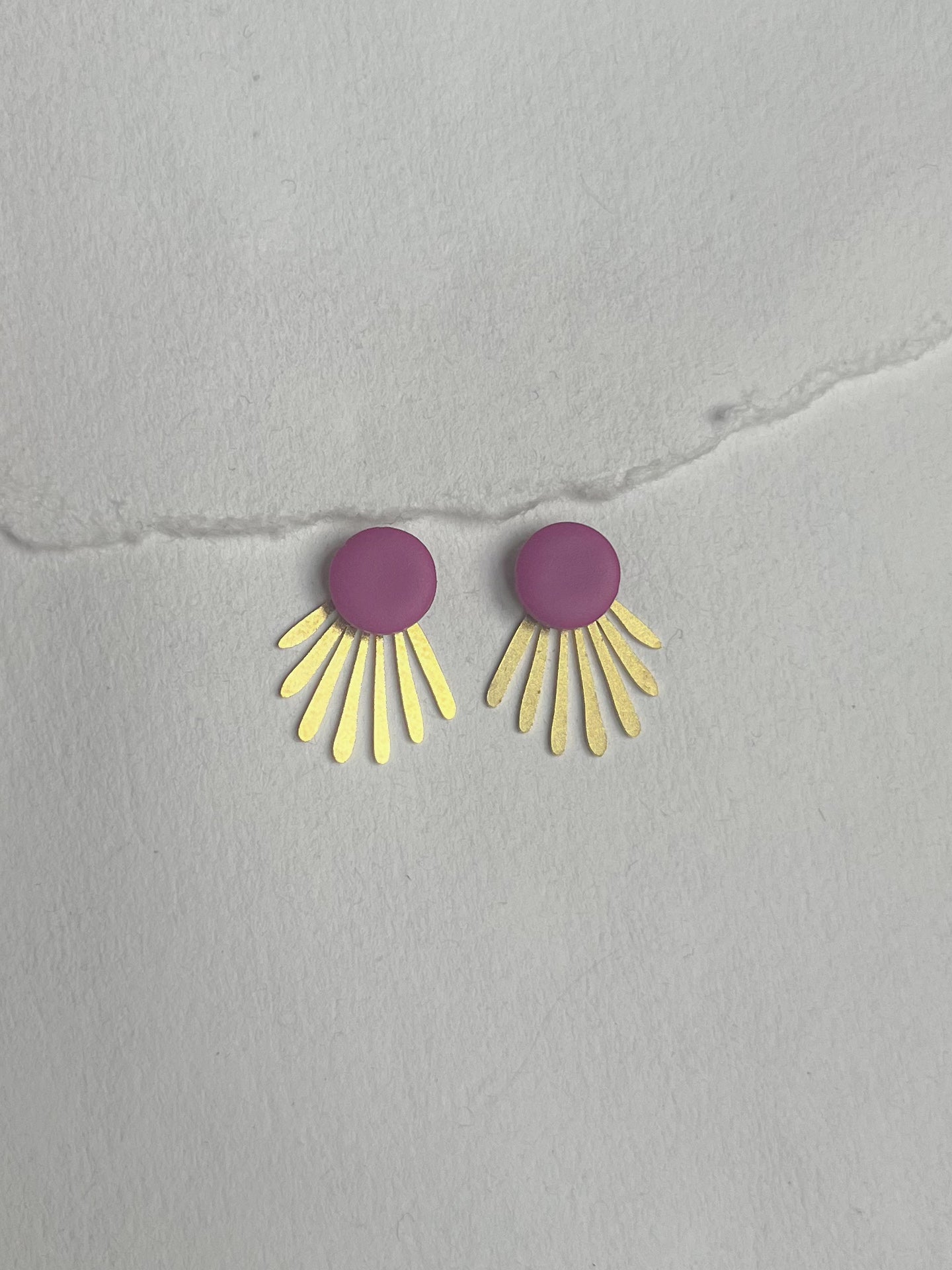 Pink-lilla dot /// messing