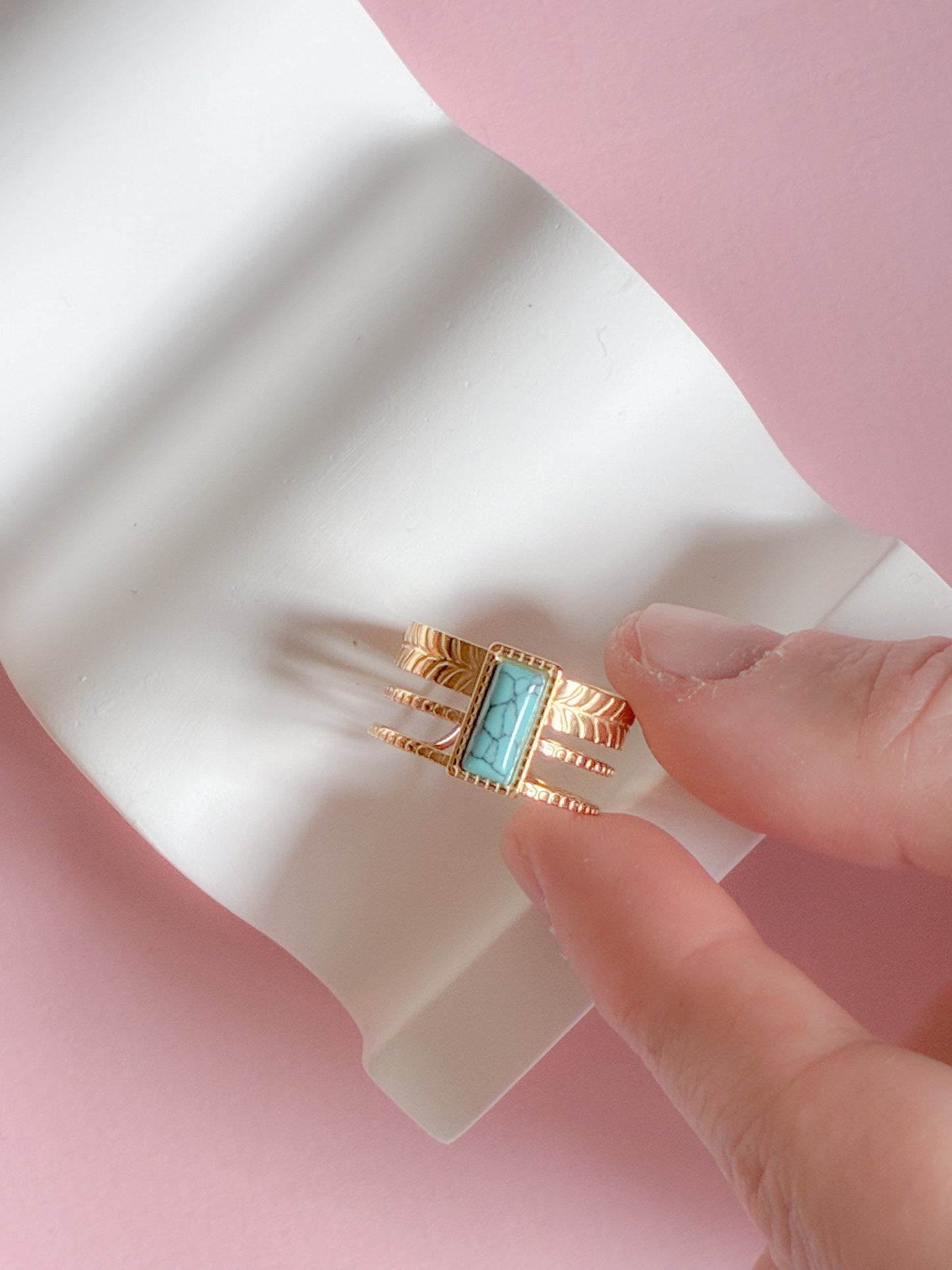 Ring // turkis
