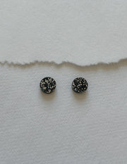 DOTS ørestikker mini// sort glimmer