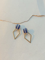 Stribet dot /// spar messing