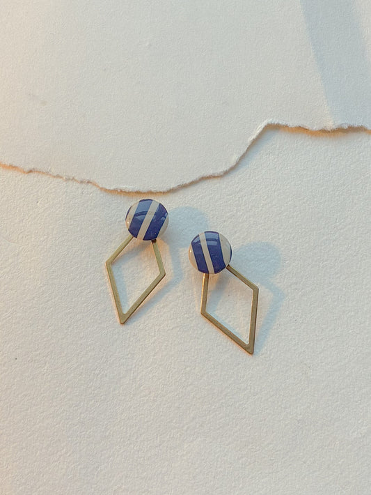 Stribet dot /// spar messing