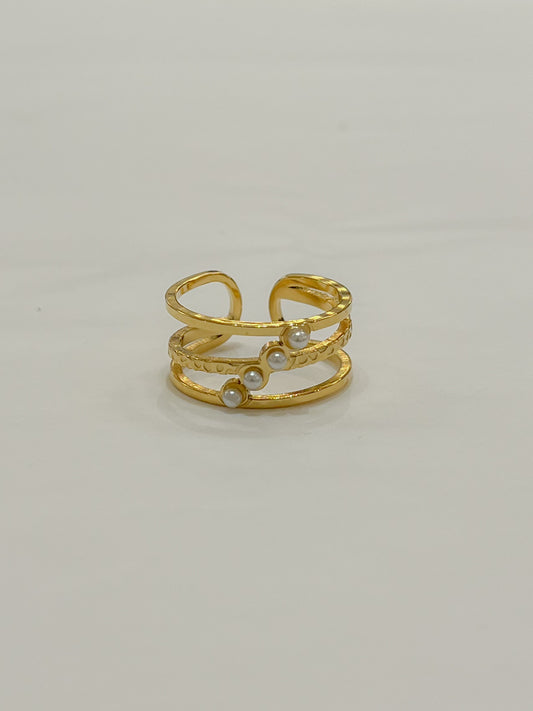 Vandfast Ring // small beads