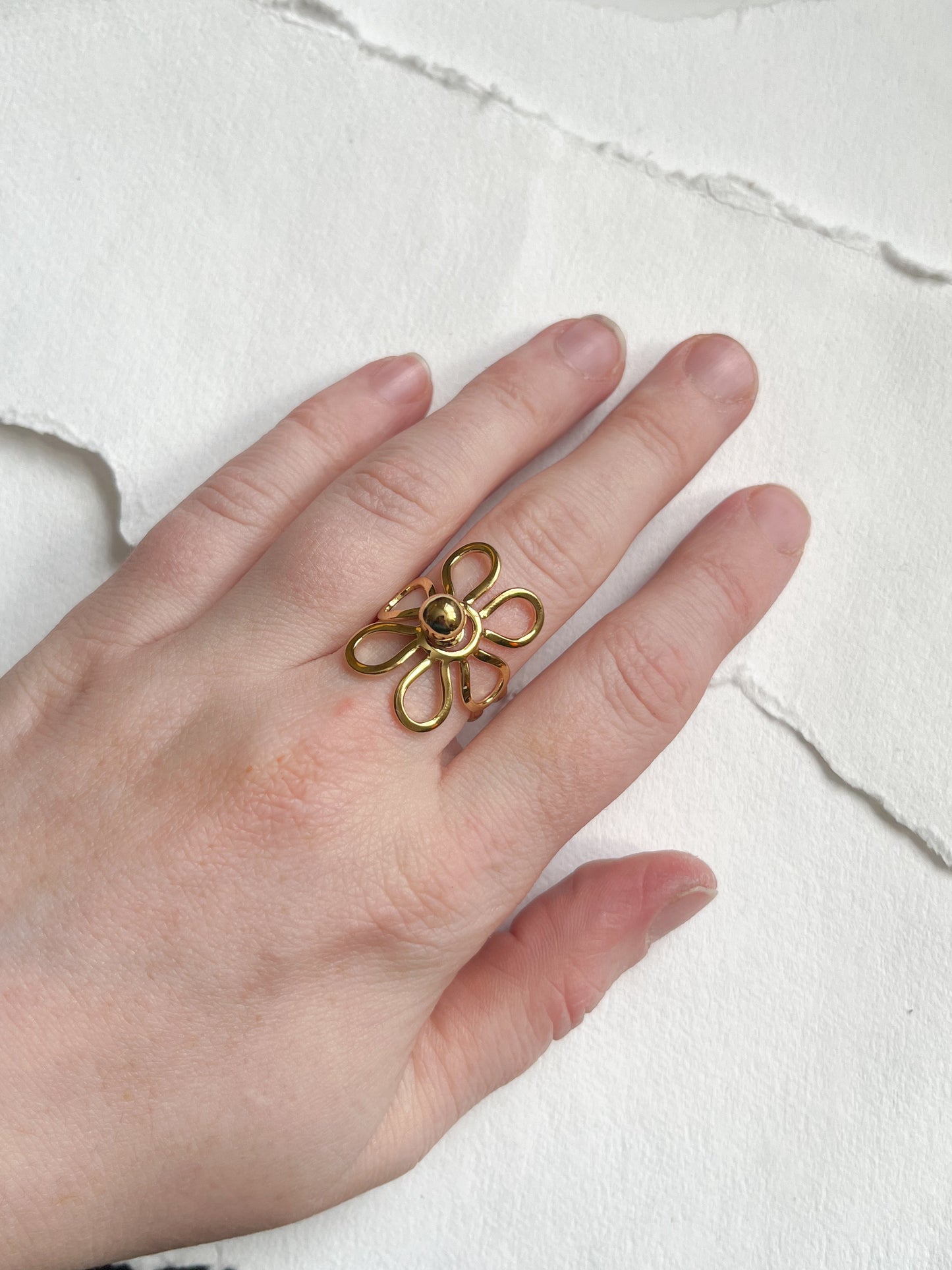 Ring // åben blomst