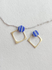 Stribet mat dot /// bagstykke