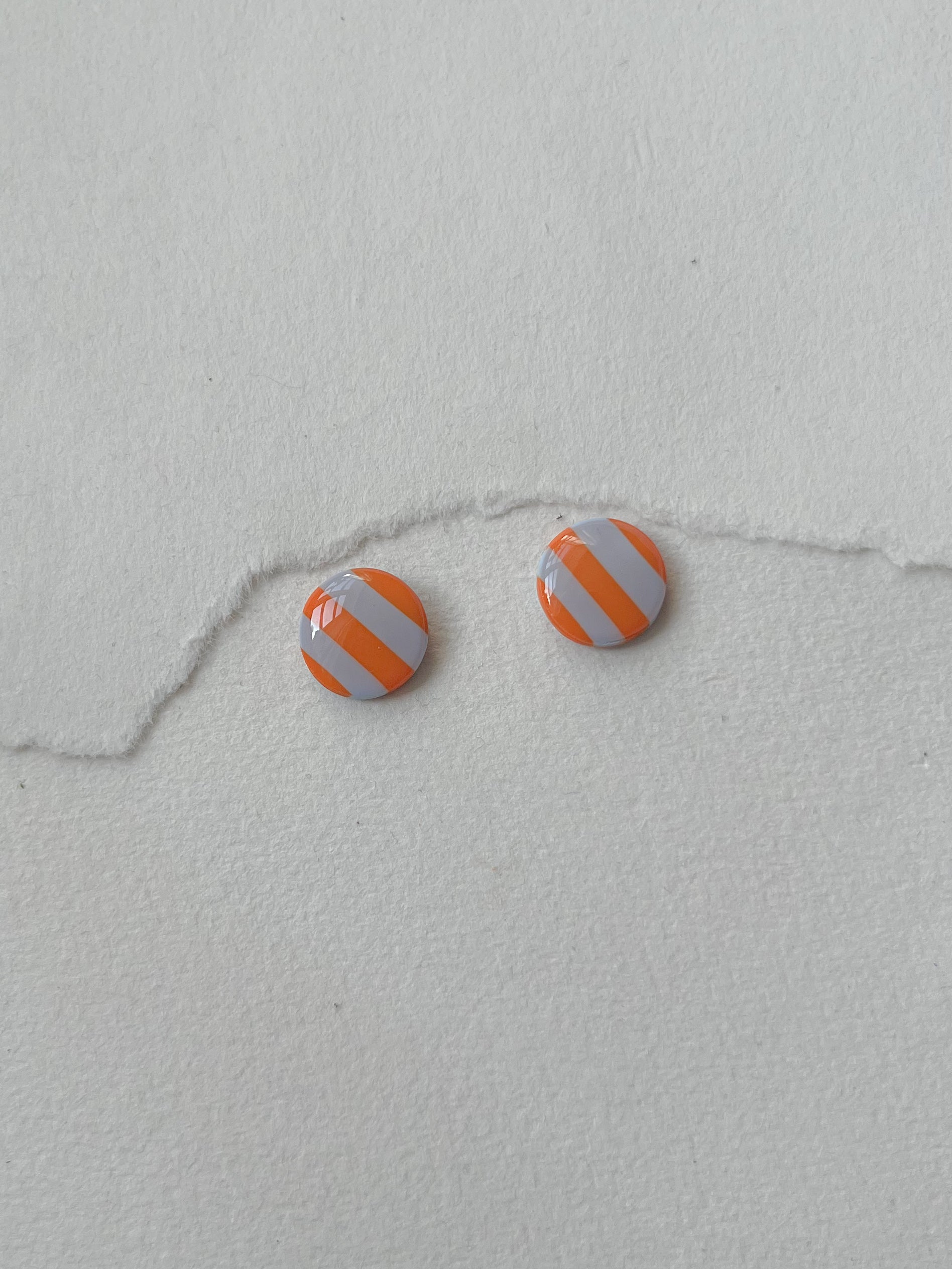 DOTS ørestikker // lys blå - orange