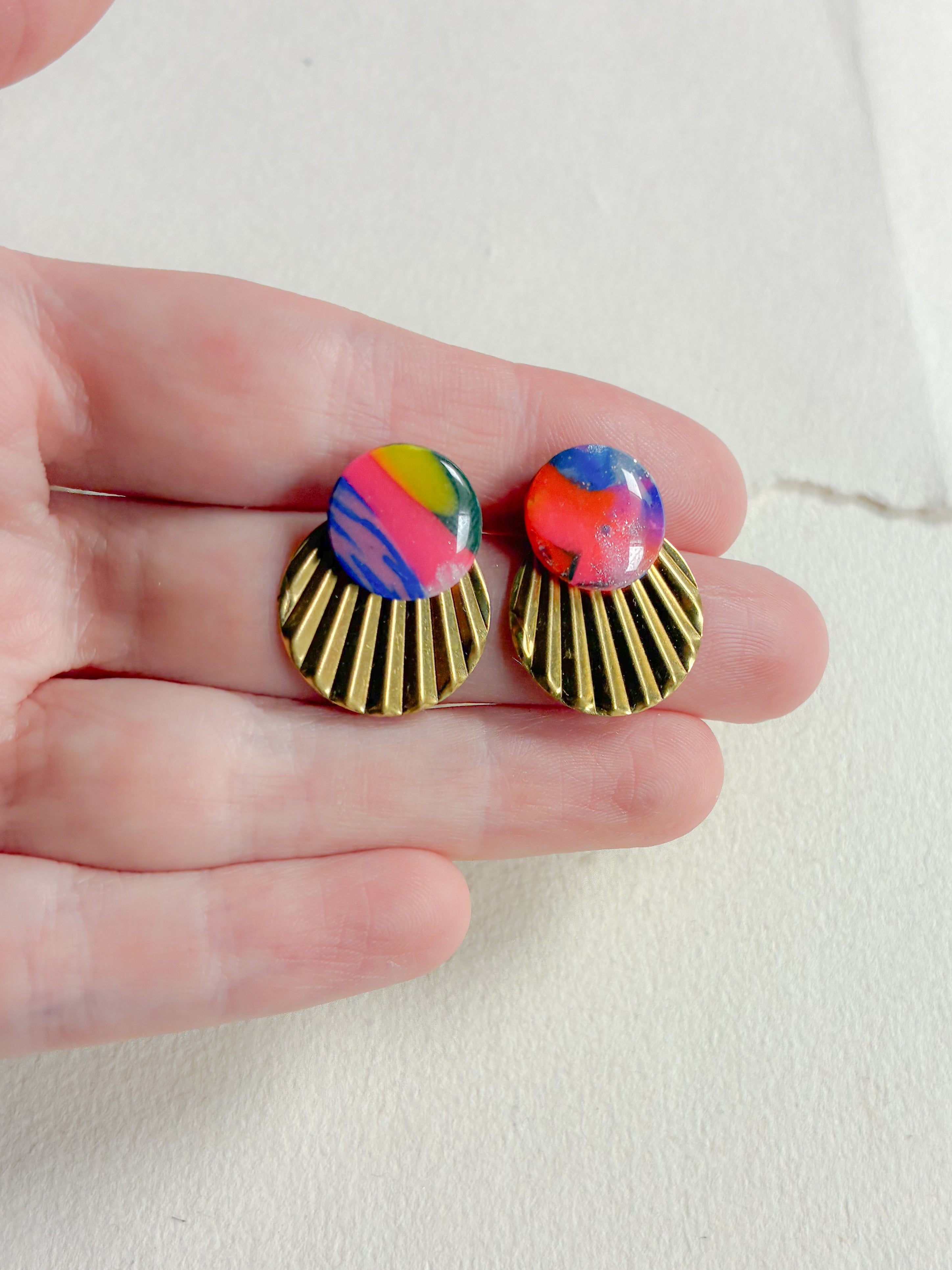 Unika dot /// rundt bagstykke