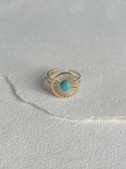 Ring // turkis coin