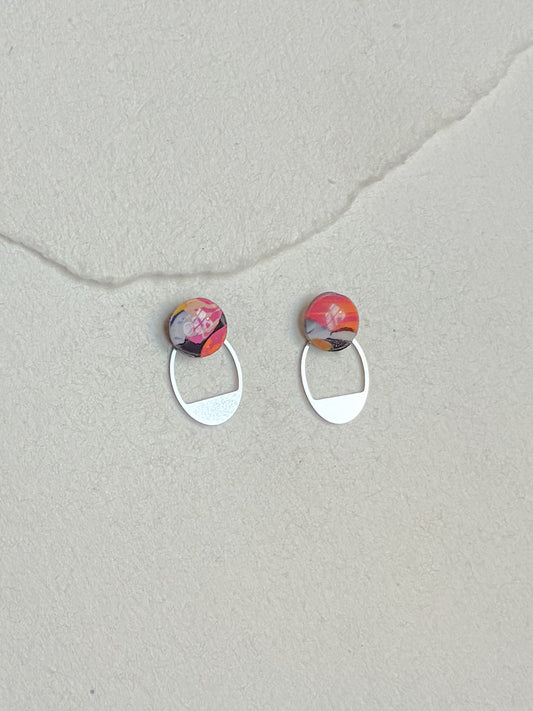 Unika Dot /// oval stål bagstykke