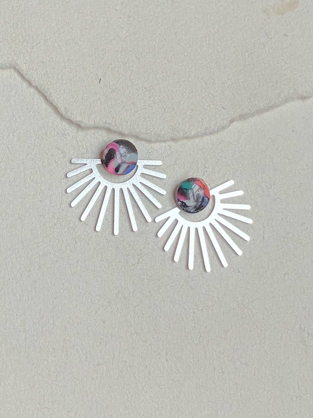 Unika dot /// stråle stål bagstykke