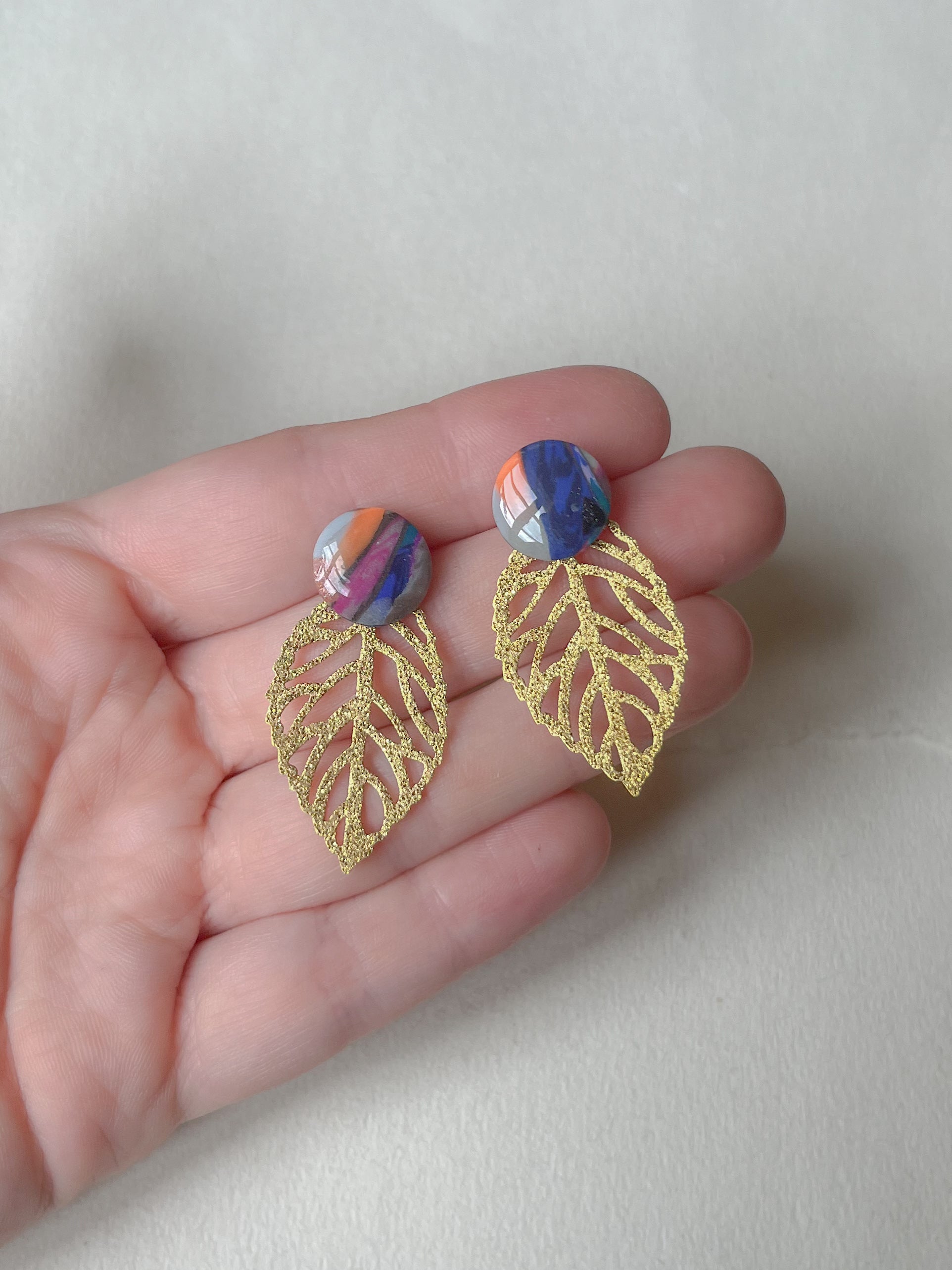 Mix dot /// stor blad messing