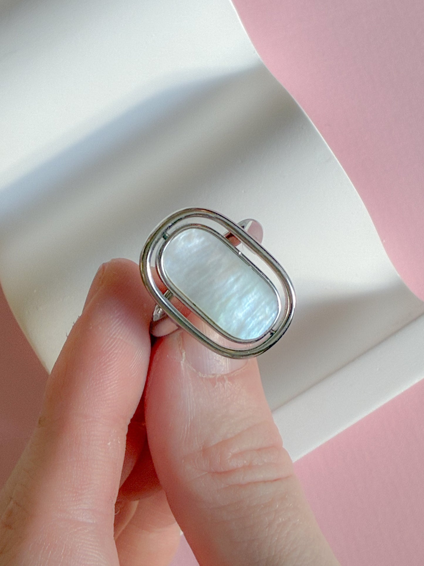 Ring // rotate oval stål
