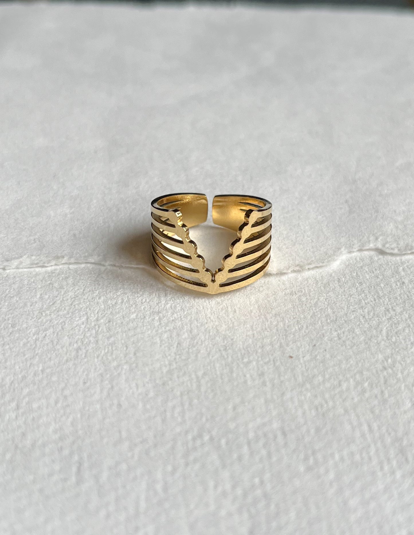 Vandfast ring // V