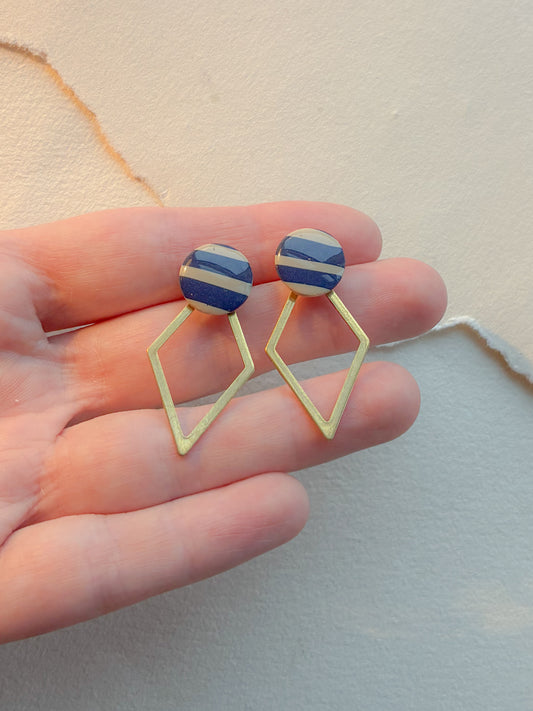 Stribet dot /// spar messing