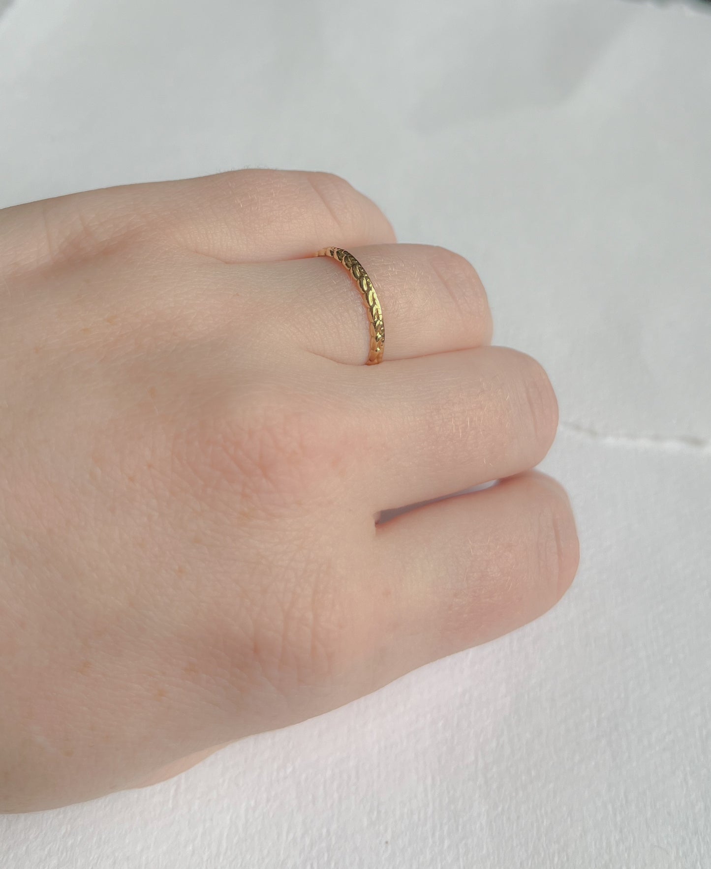 Vandfast ring // simple