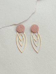 Ross glitter dot /// ornament bagstykke