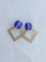 Stribet dot // firkantet messing