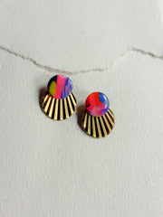 Unika dot /// rundt bagstykke