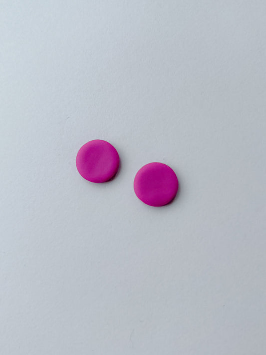 DOTS ørestikker // pink-lilla 12 mm