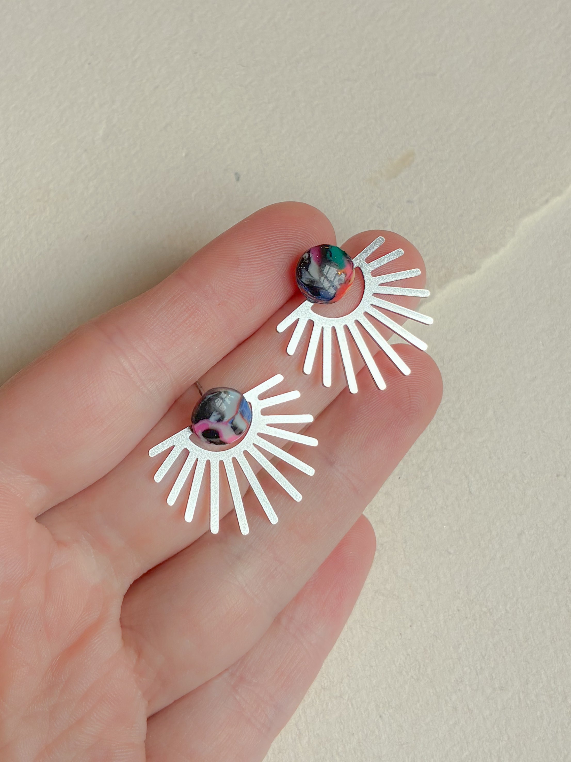 Unika dot /// stråle stål bagstykke