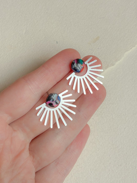 Unika dot /// stråle stål bagstykke