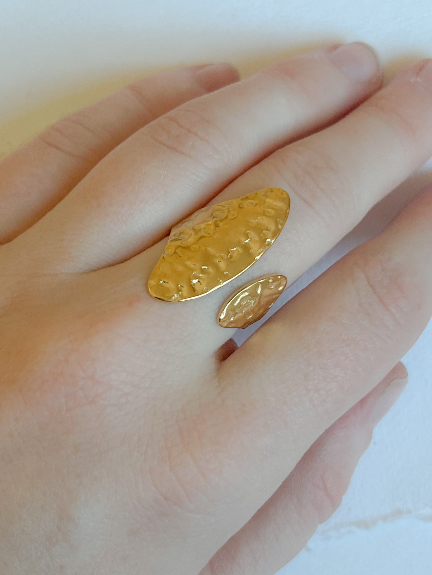 Ring // hammered