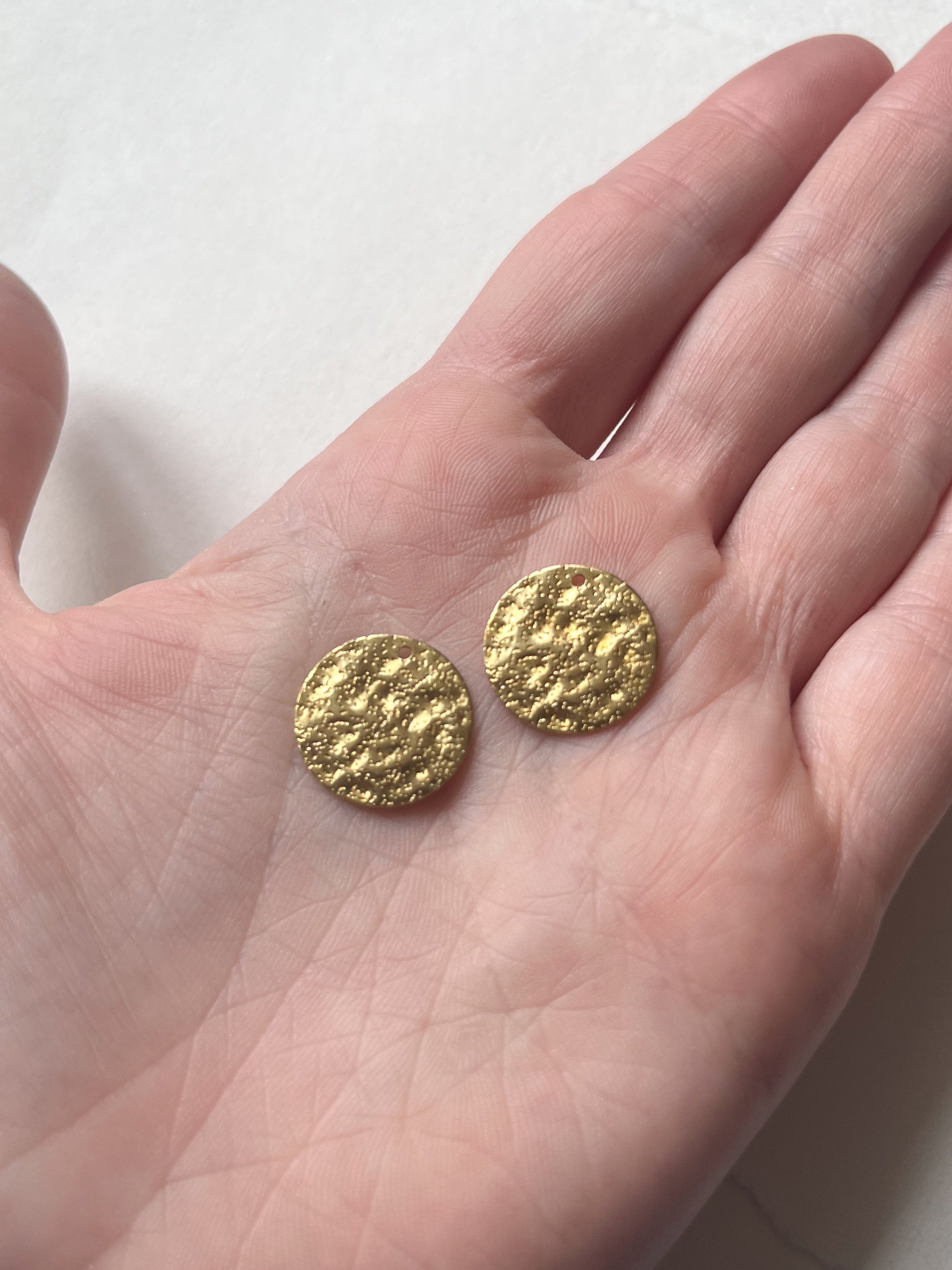 MESSING // coin hammered