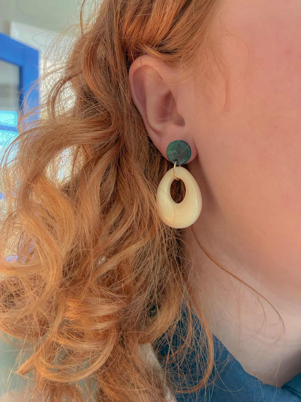 Tove, statement øreringe i akryl fra Winther Design
