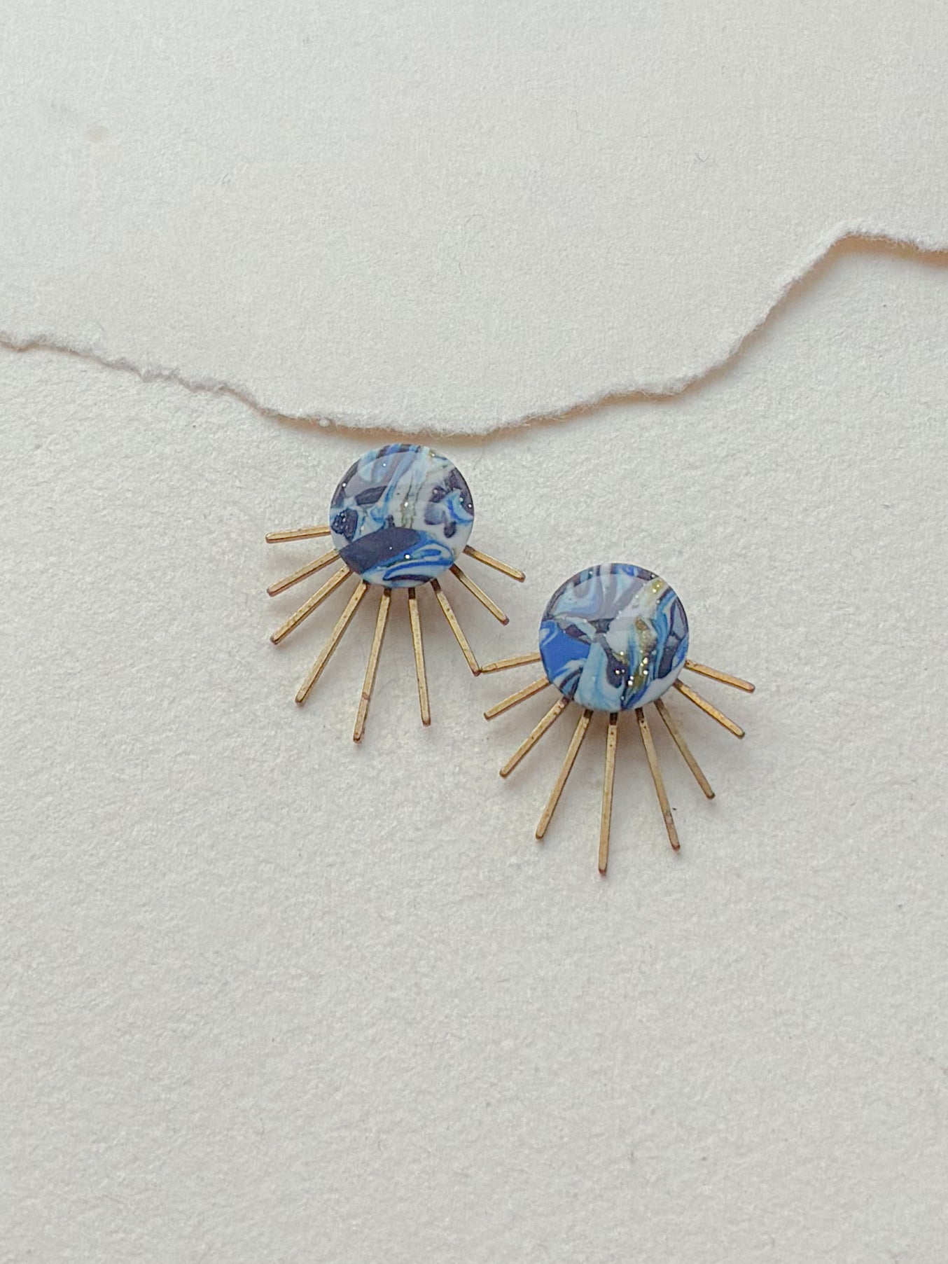 Blåmix dot /// stråle messing