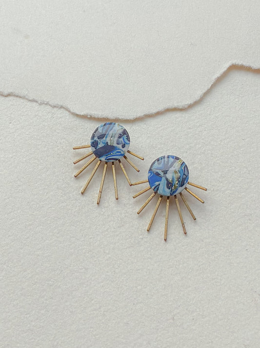 Blåmix dot /// stråle messing