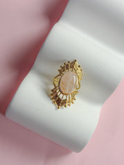 Ring // Rosa statement