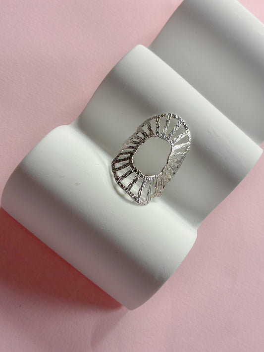 Ring // Sun statement stål