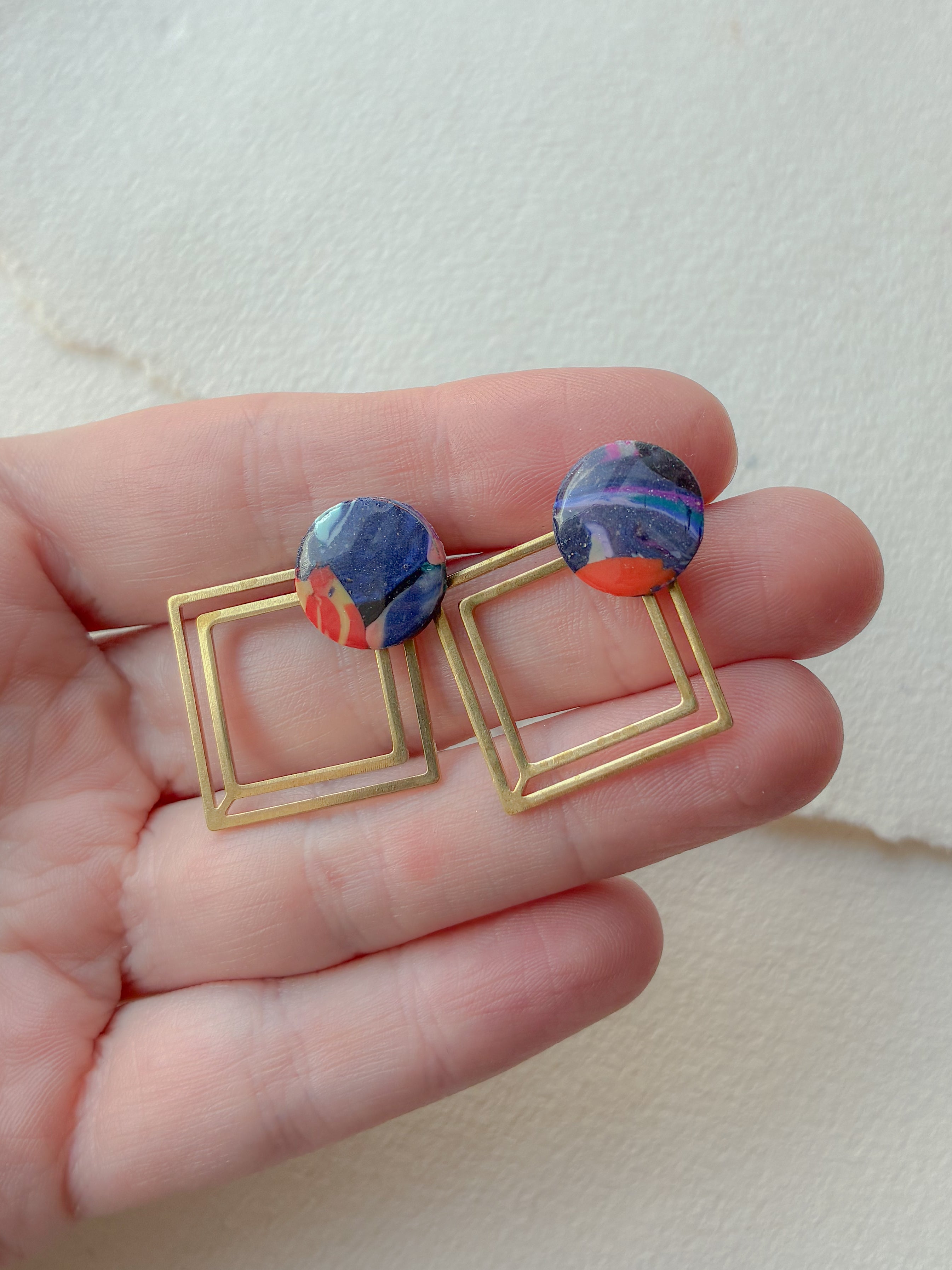 Mix dot // firkantet messing