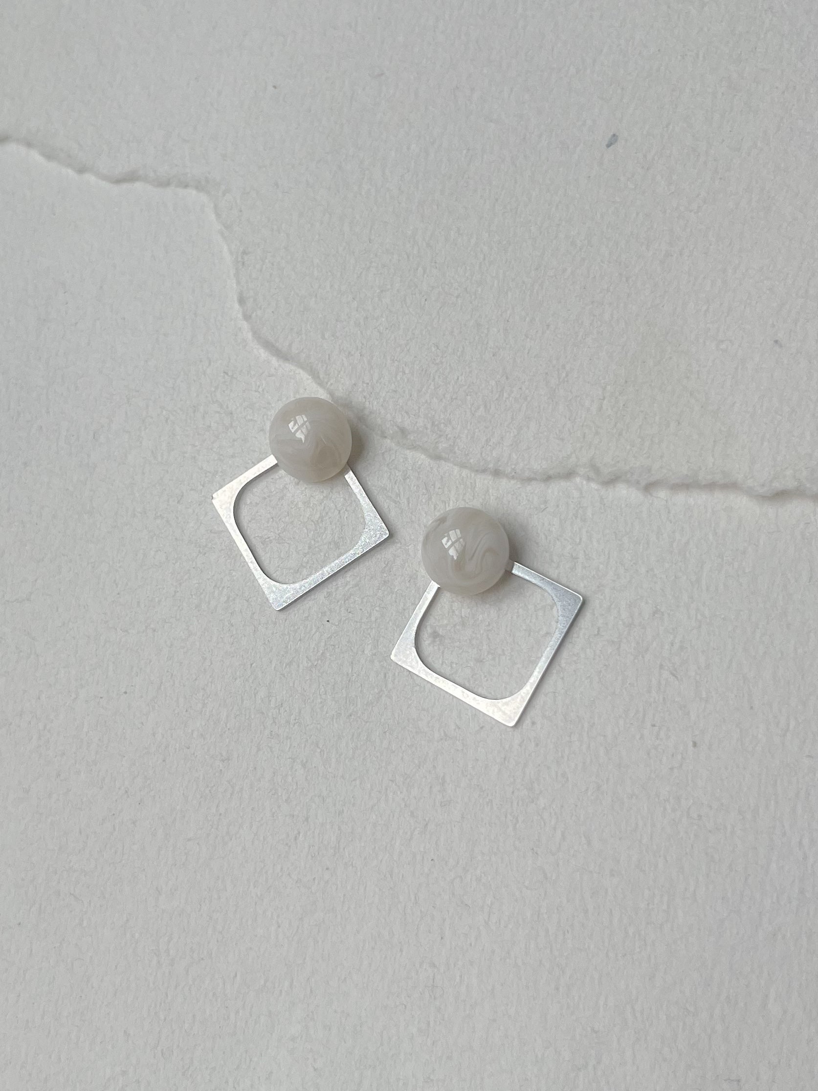 Lys dot /// stål bagstykke