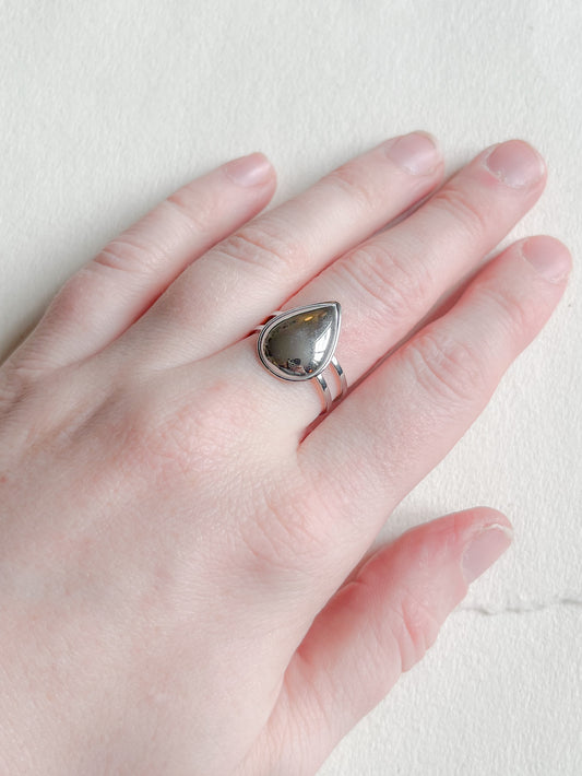 Ring // drop stål