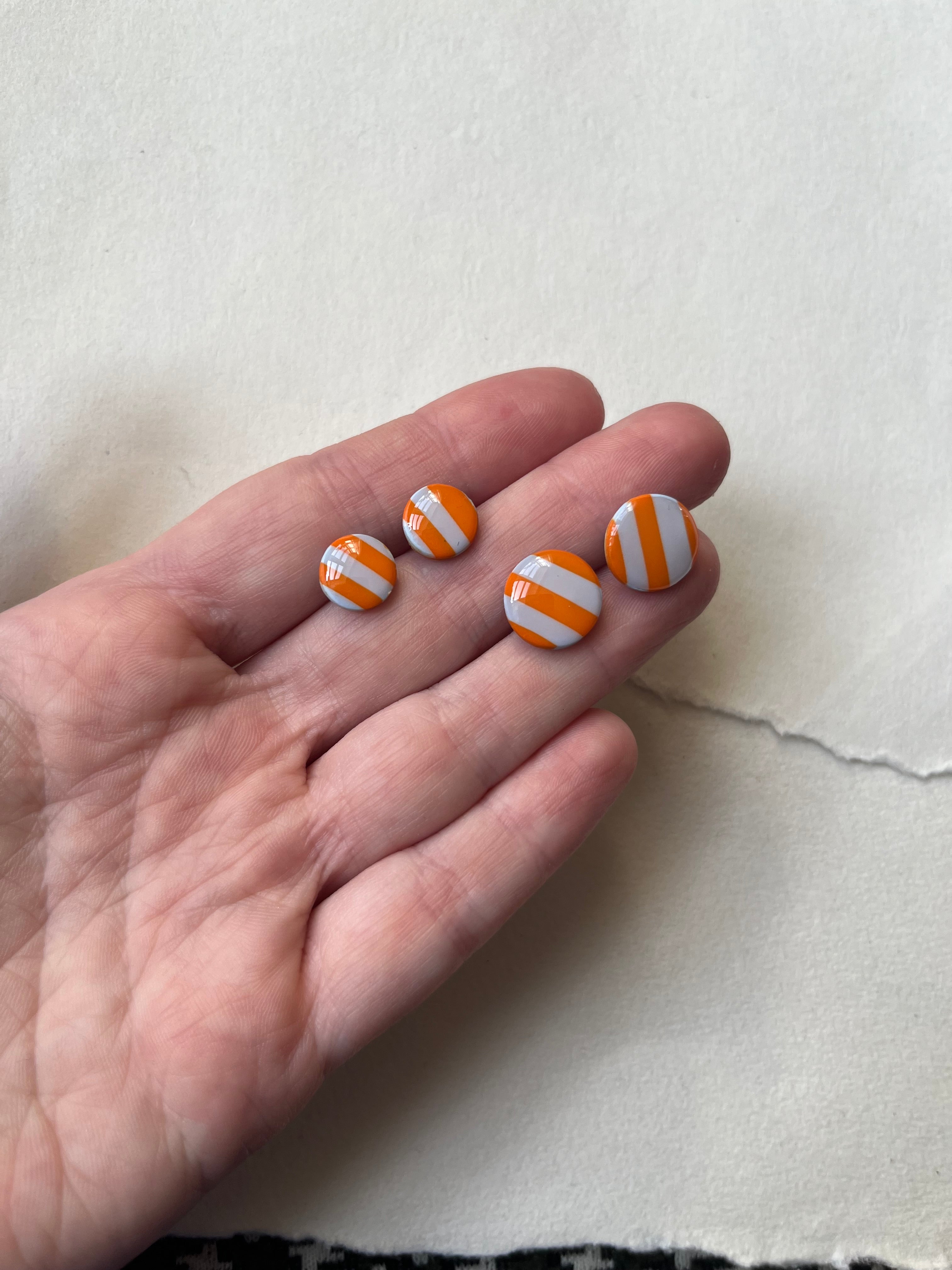 DOTS ørestikker // lys blå - orange