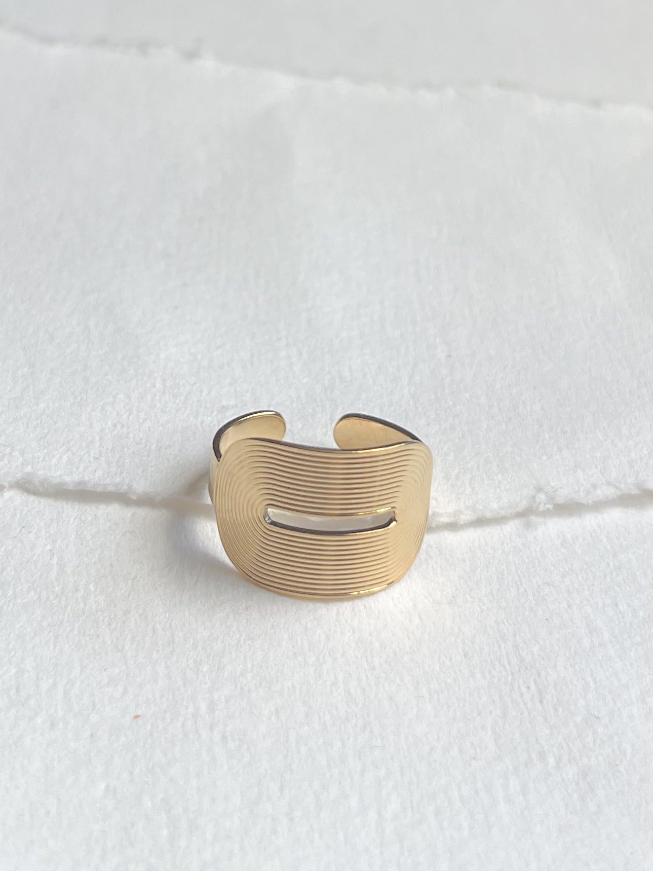 Ring // simpel forgyldt