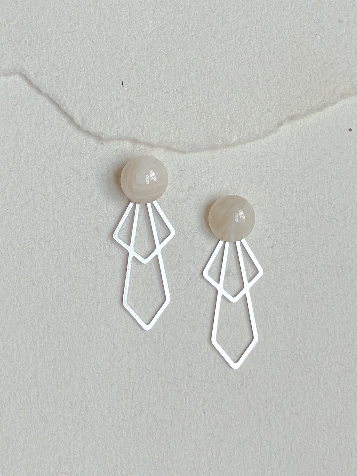 Lys dot /// stål bagstykke