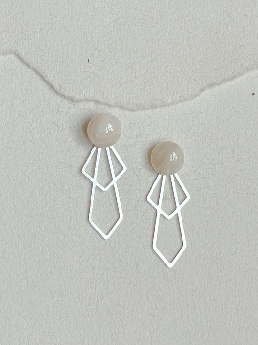 Lys dot /// stål bagstykke