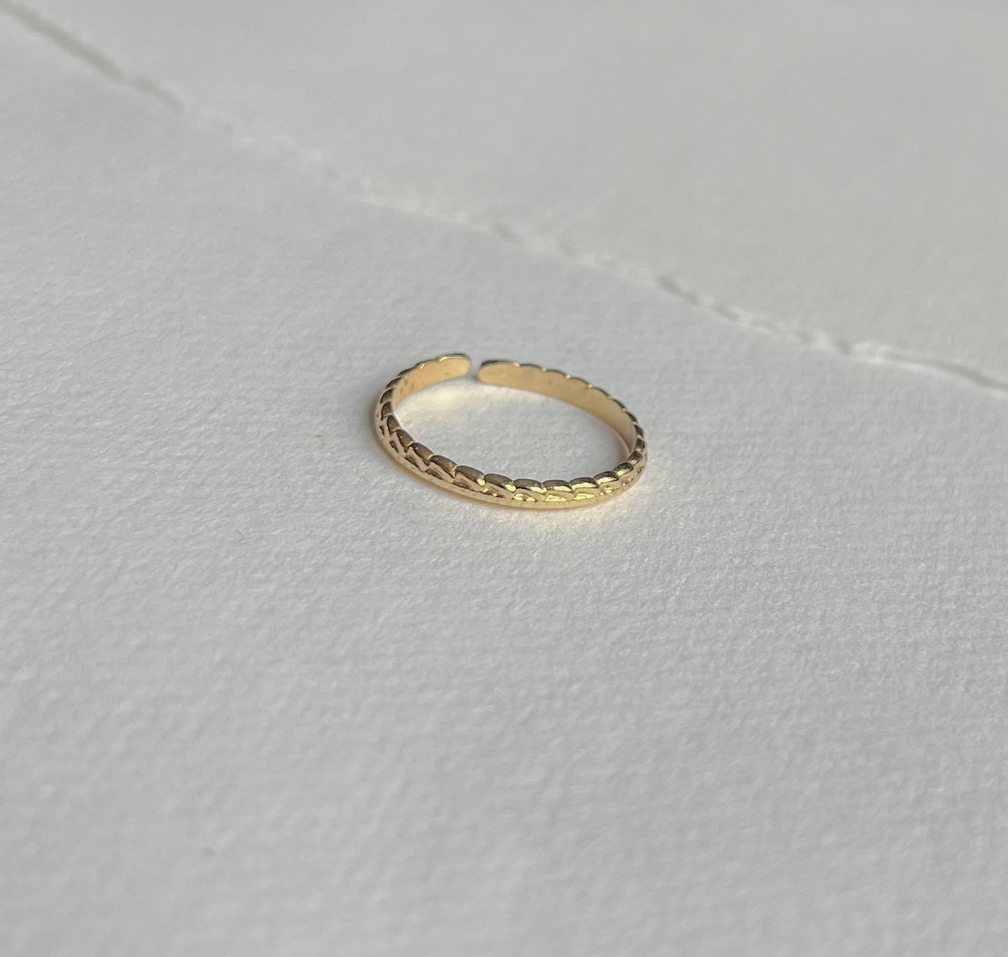 Vandfast ring // simple